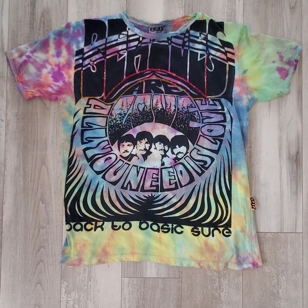 𝅺beatles All You Need Is Love Sure Back to Basics TieDye